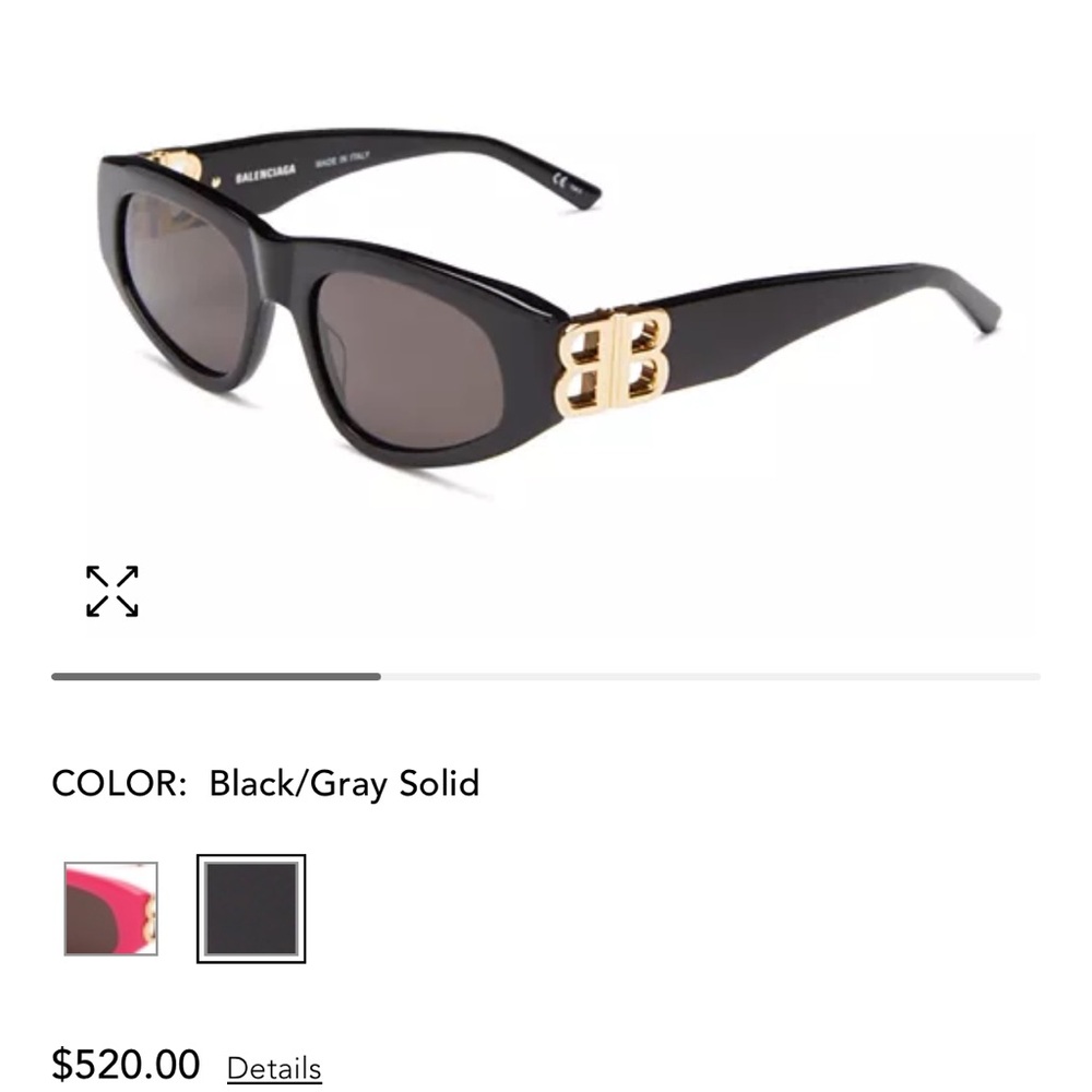 Balenciaga BB Logo Cat Eye Sunglasses
